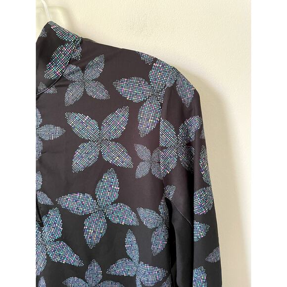 Ben Hogan Stretch Quarter Zip Pullover Long Sleeve Shirt Black Size Medium NEW - Picture 3 of 7